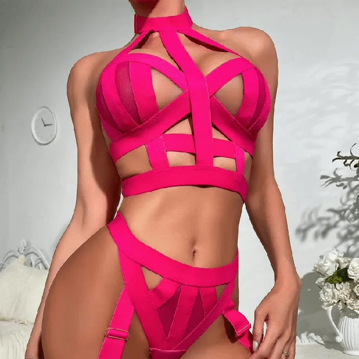EVEs SECRETS Anal Erotic Bandage for Women Intimate Lingerie Set Sexy Strappy Outfits