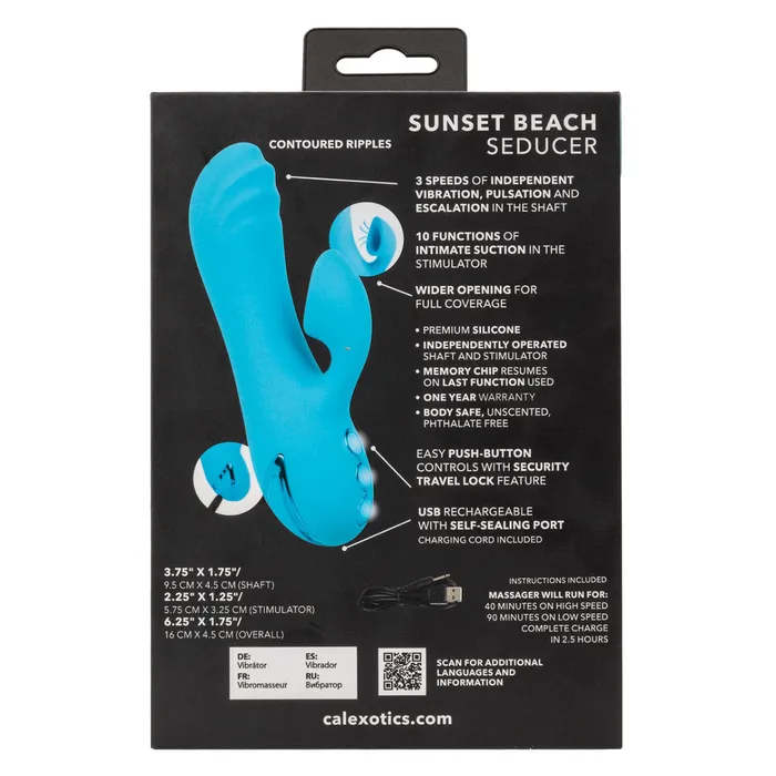 CalExotics Vibrators CaleXOtics California Dreaming Sunset Beach Seducer Blue