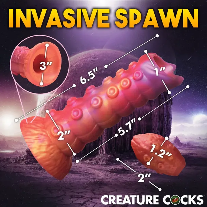 Creature Cocks Dildos Nymphoid Ovipositor Silicone Dildo