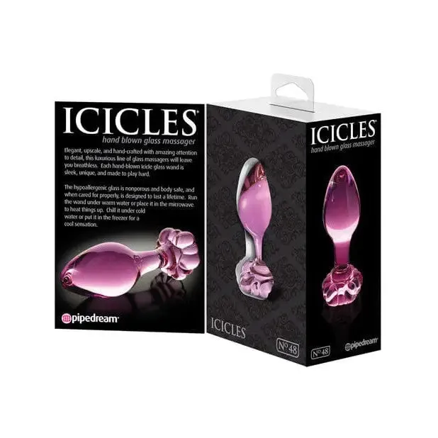 Icicles Anal Icicles No 48 Butt Plug Pink Icicles Anal Icicles No 48 Butt Plug Pink