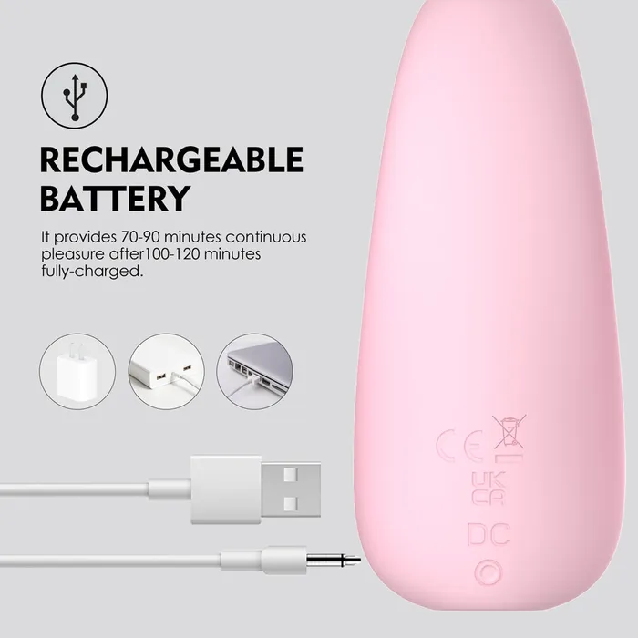 Winyi Zoe Clitoral Vibrator Pink Winyi Vibrators